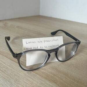 Ray-Ban RB7046 8140 Eyeglasses Clear Gray Frames 51-18-140